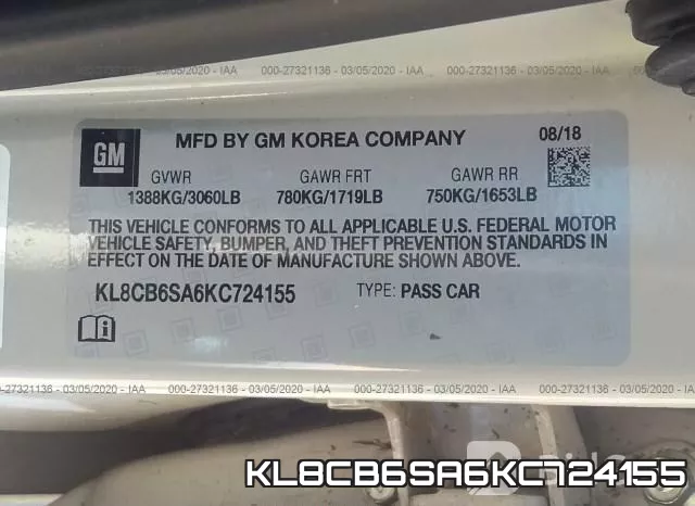 KL8CB6SA6KC724155 фото 10
