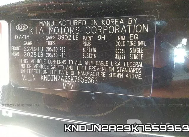 KNDJN2A23K7659363 фото 10
