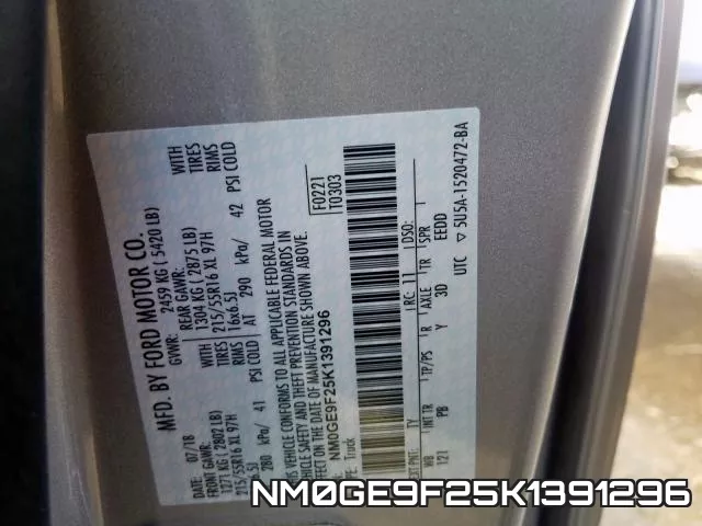 NM0GE9F25K1391296 фото 2