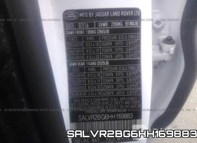 SALVR2BG6HH169883 фото 10