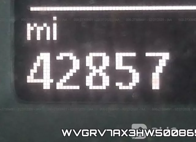 WVGRV7AX3HW500865 фото 8