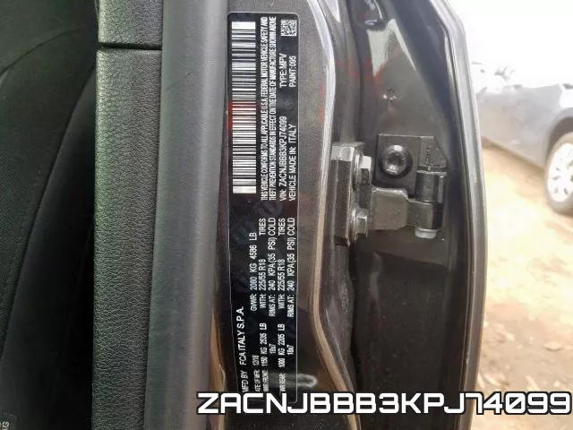 ZACNJBBB3KPJ74099 фото 2