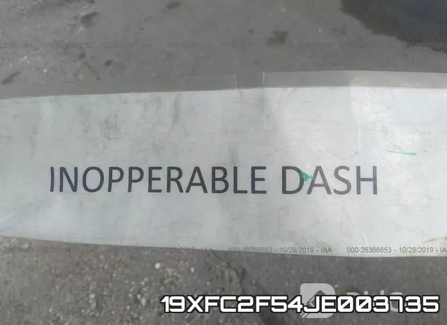 19XFC2F54JE003735 фото 8