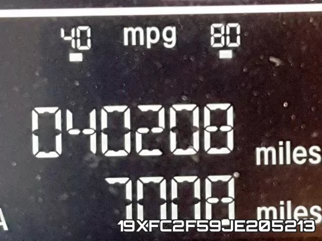19XFC2F59JE205213 фото 9