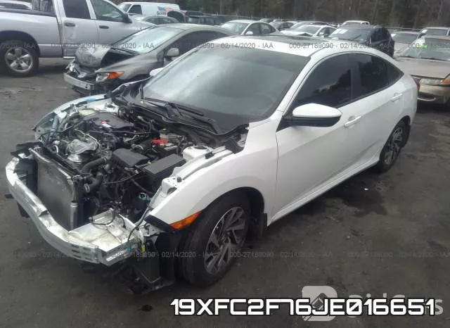 19XFC2F76JE016651 фото 3