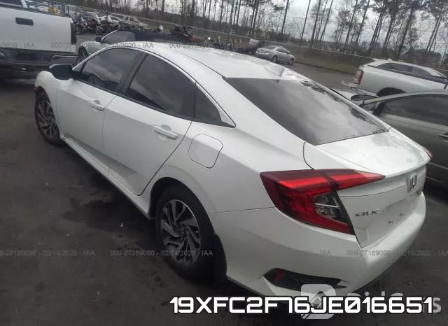 19XFC2F76JE016651 фото 4