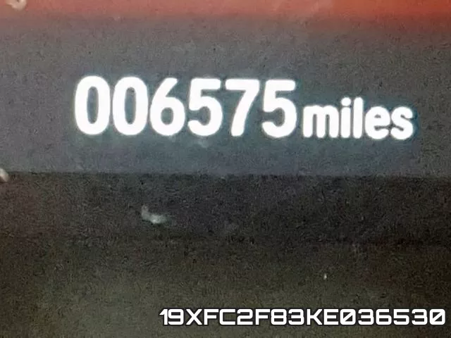 19XFC2F83KE036530 фото 9