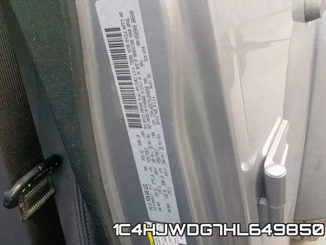 1C4HJWDG7HL649850 фото 2