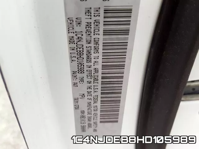1C4NJDEB8HD105989 фото 10