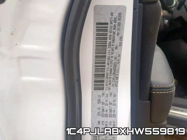 1C4PJLABXHW559819 фото 2
