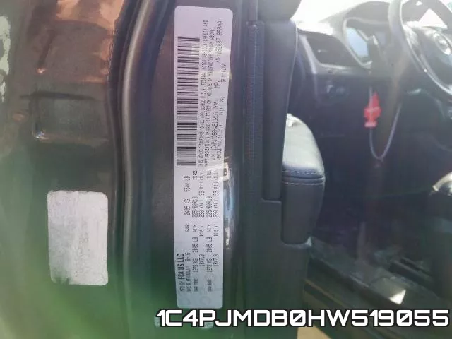 1C4PJMDB0HW519055 фото 2