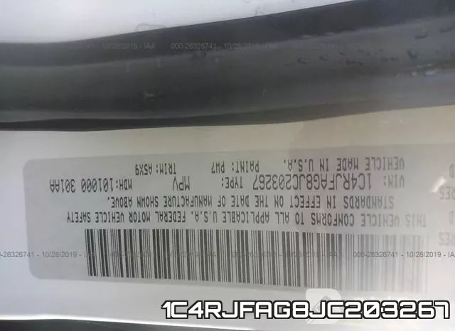 1C4RJFAG8JC203267 фото 10