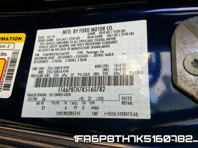 1FA6P8TH7K5160782 фото 2