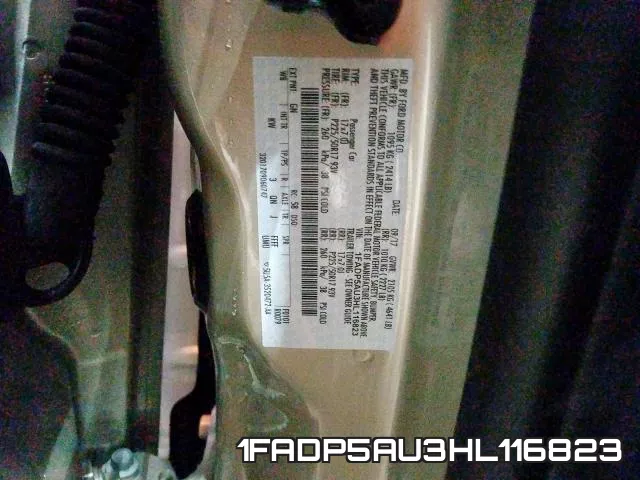 1FADP5AU3HL116823 фото 2