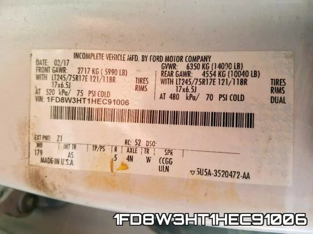 1FD8W3HT1HEC91006 фото 2
