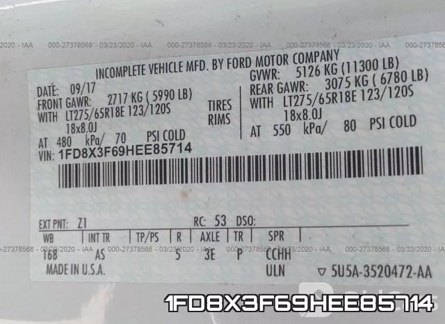 1FD8X3F69HEE85714 фото 10