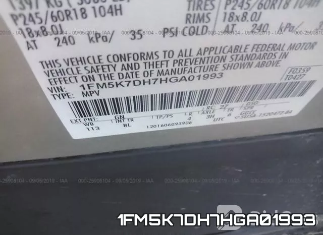 1FM5K7DH7HGA01993 фото 10