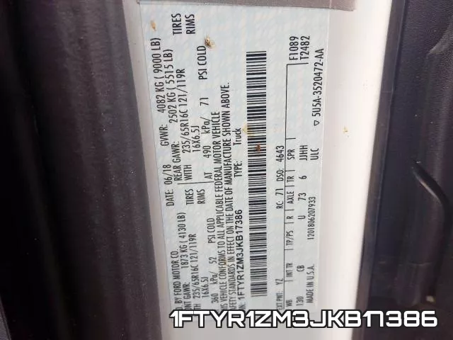 1FTYR1ZM3JKB17386 фото 2