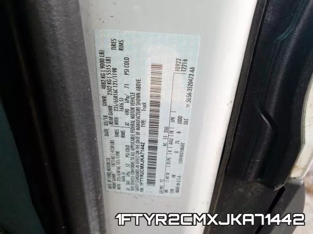 1FTYR2CMXJKA71442 фото 2