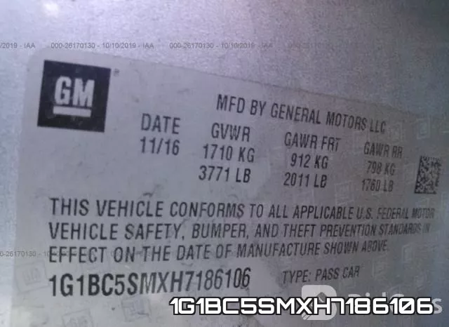 1G1BC5SMXH7186106 фото 10