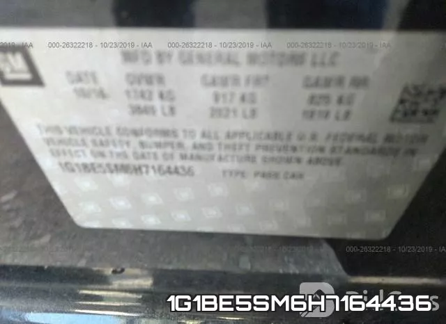 1G1BE5SM6H7164436 фото 10