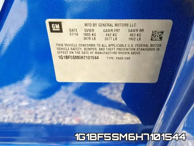 1G1BF5SM6H7101544 фото 2