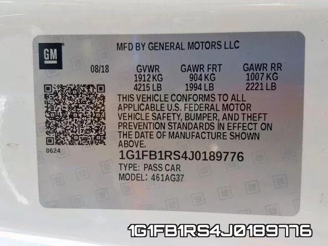1G1FB1RS4J0189776 фото 2