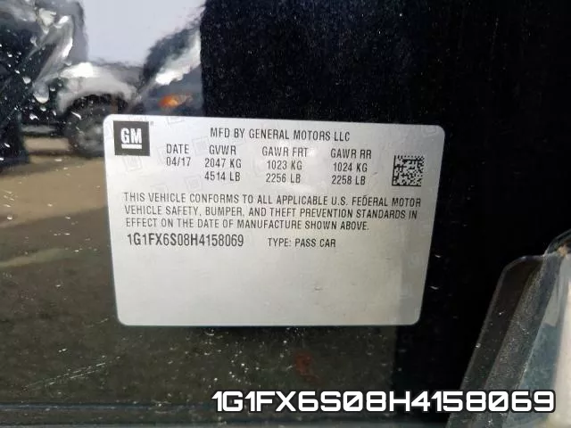 1G1FX6S08H4158069 фото 2