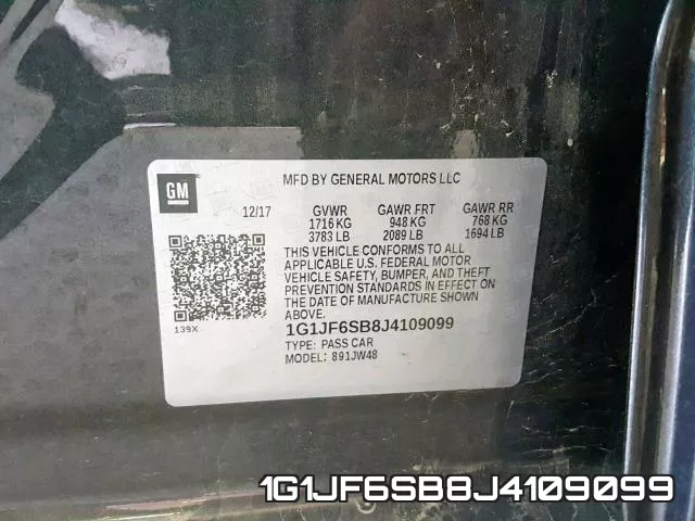 1G1JF6SB8J4109099 фото 2