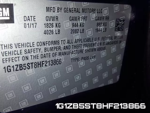 1G1ZB5ST8HF213866 фото 2