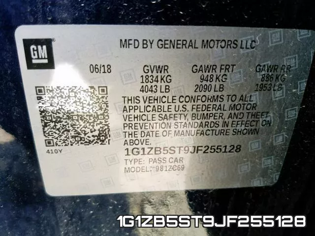 1G1ZB5ST9JF255128 фото 2