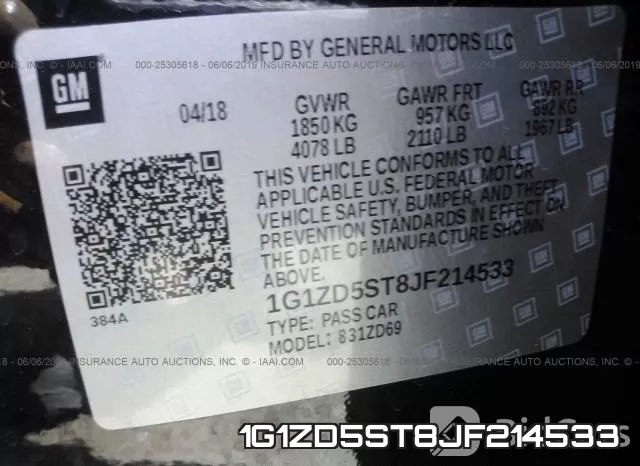 1G1ZD5ST8JF214533 фото 10