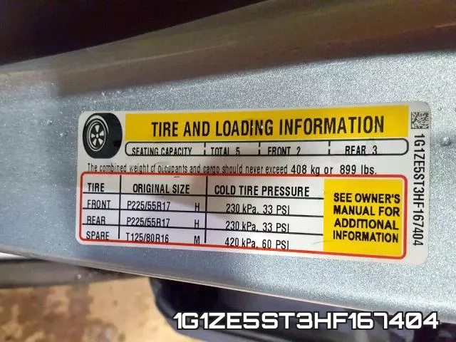 1G1ZE5ST3HF167404 фото 2