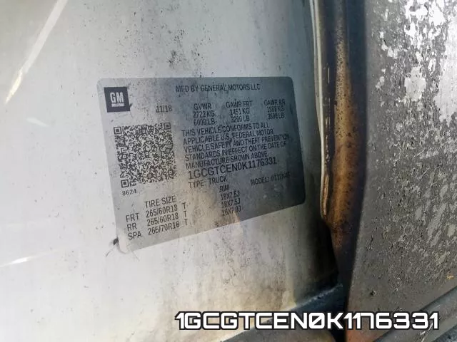 1GCGTCEN0K1176331 фото 2