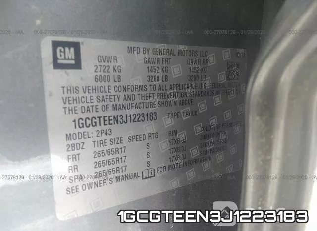 1GCGTEEN3J1223183 фото 10