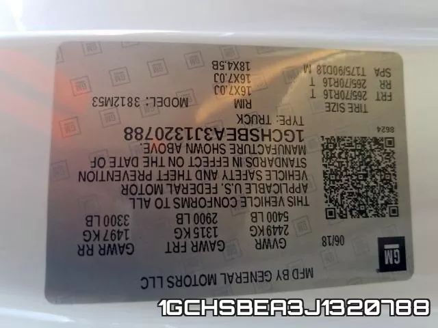 1GCHSBEA3J1320788 фото 2