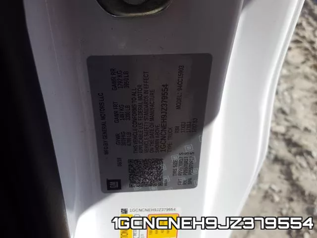 1GCNCNEH9JZ379554 фото 2
