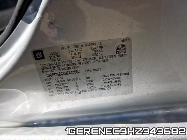 1GCRCNEC3HZ343682 фото 2