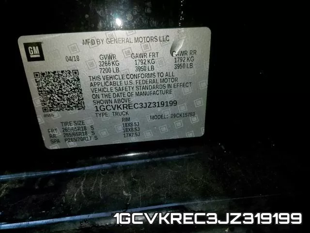 1GCVKREC3JZ319199 фото 2