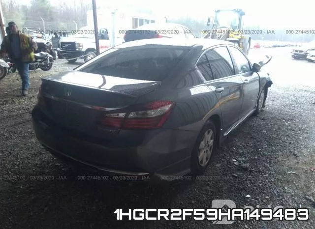 1HGCR2F59HA149483 фото 5