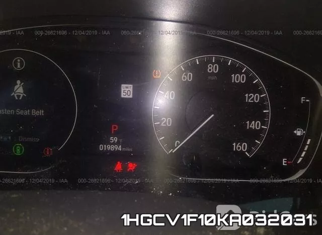 1HGCV1F10KA032031 фото 8