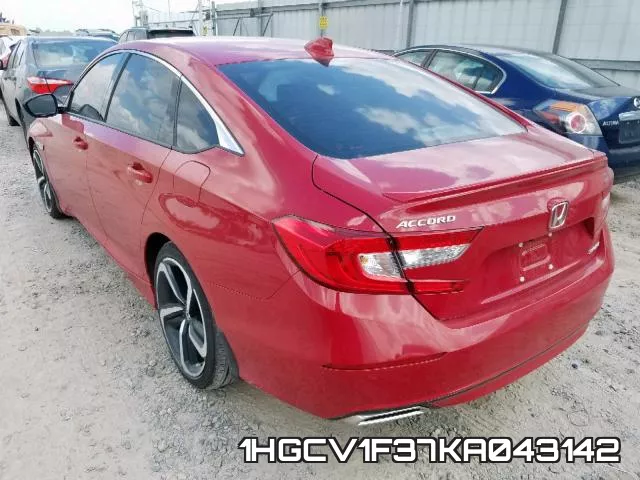 1HGCV1F37KA043142 фото 4