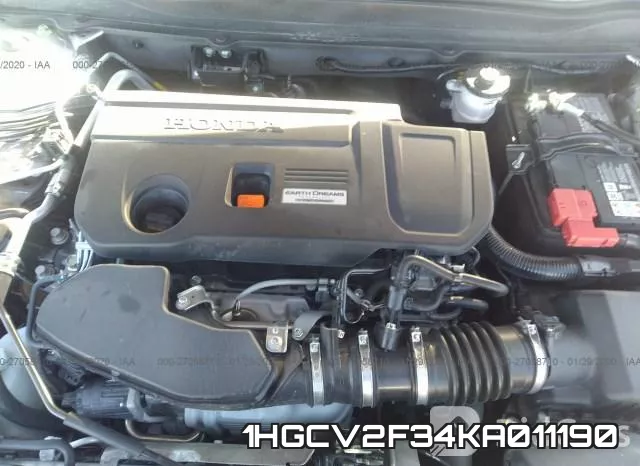 1HGCV2F34KA011190 фото 2