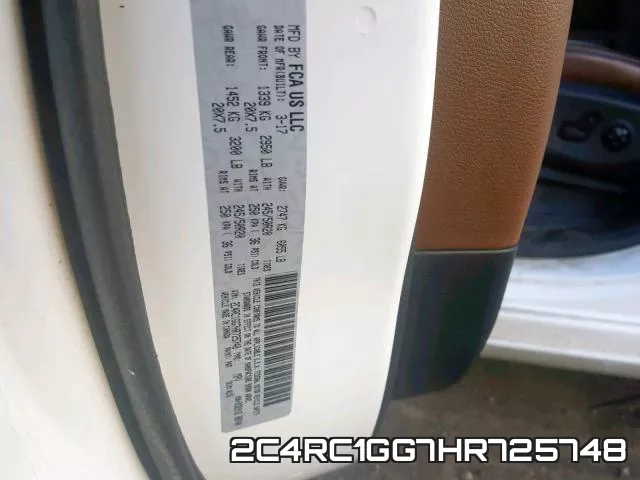 2C4RC1GG7HR725748 фото 2