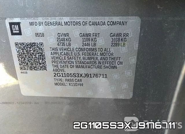 2G1105S3XJ9176711 фото 10