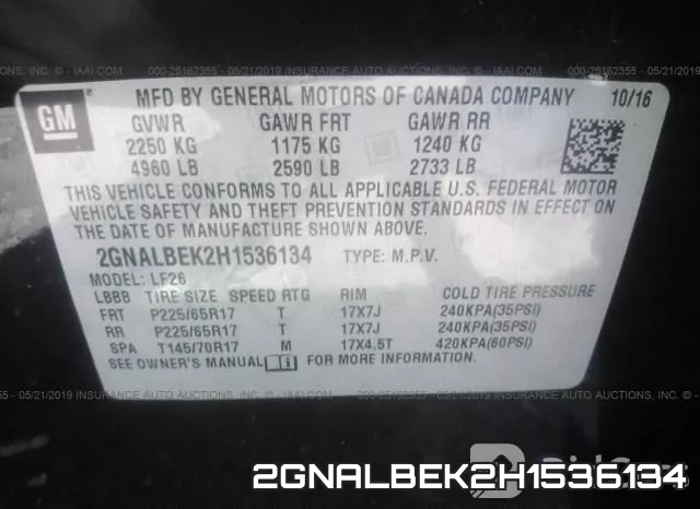2GNALBEK2H1536134 фото 10