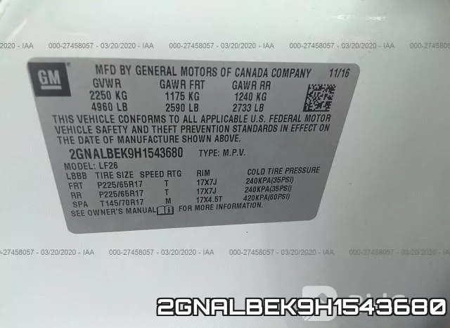 2GNALBEK9H1543680 фото 10