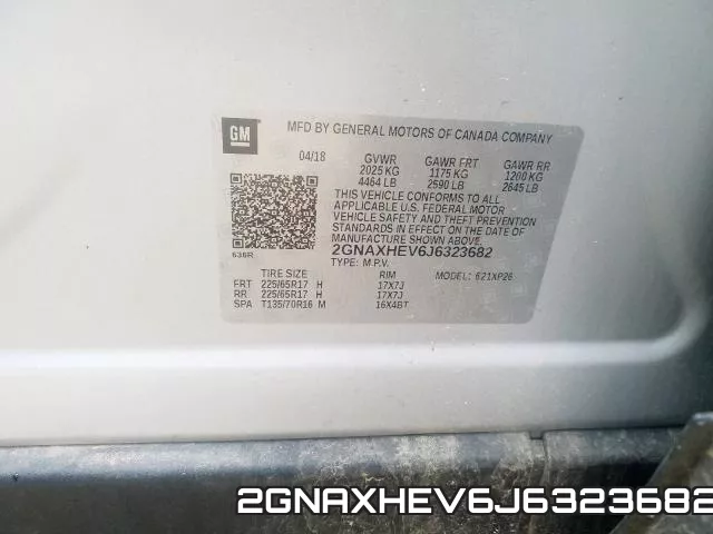 2GNAXHEV6J6323682 фото 2