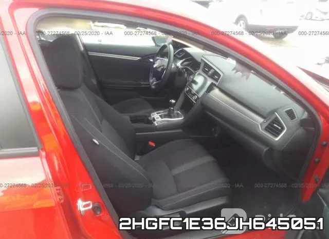 2HGFC1E36JH645051 фото 6