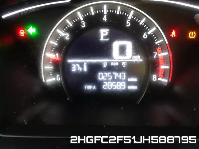 2HGFC2F51JH588795 фото 9